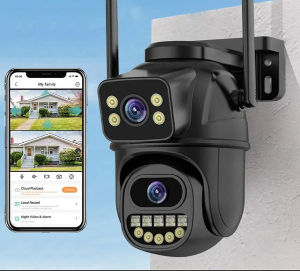 CÂMERA DE VIGILÂNCIA BELIA 4K 8MP WiFi LENTE DUPLA ZOOM DIGITAL 4X
